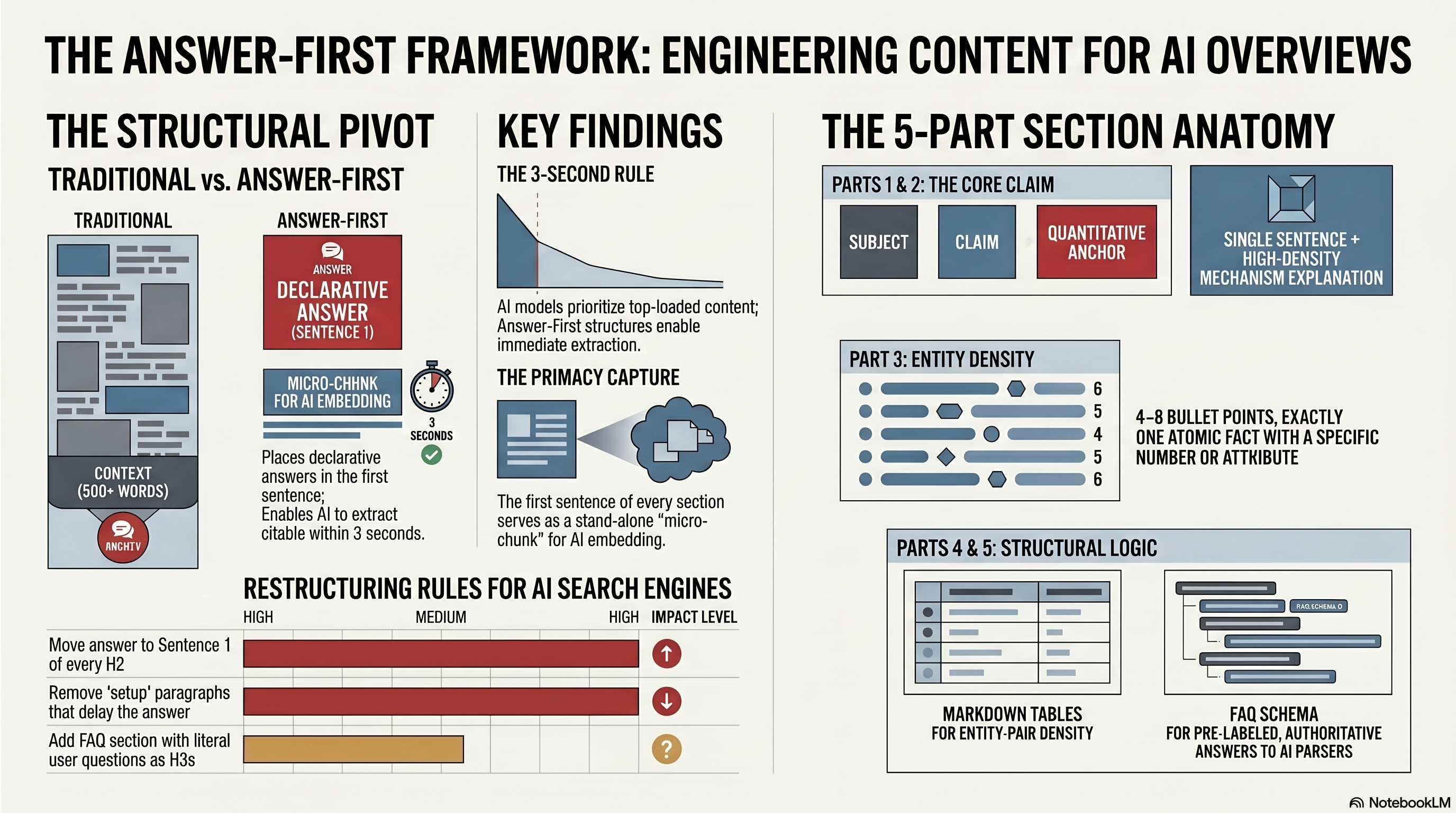 The Answer-First Framework: Restructuring Blogs for AI Overviews